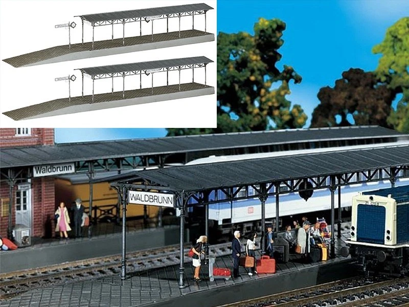 FALLER 2 quais de gare - échelle HO - FALLER 120204