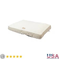 Dog Crate Mat Waterproof Cushion Removable Cover Skid Free Handle Poly Fill New