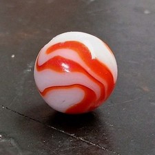Vintage Marbles Peltier Alley Ravenswood Christensen Flame Swirl .63" Marble