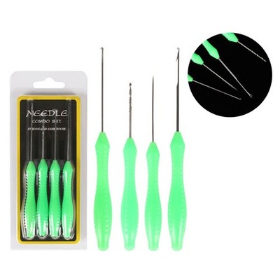 Baiting Needle Set 2/3/4 Pcs Hook Drill Boilie Bait Carp Fishing Terminal Tackle