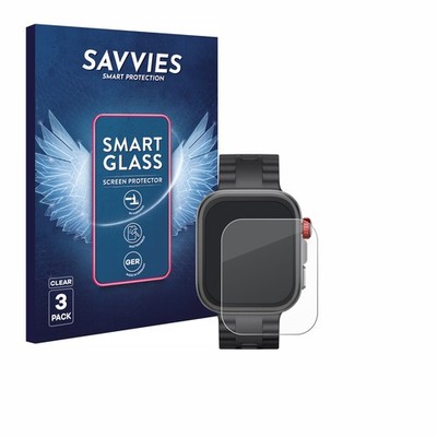 3x Displayschutzglas für Huawei Watch Fit 4 Pro Panzerfolie