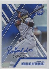 2017 Elite Extra Edition Aspirations Blue 26/50 Ronaldo Hernandez #91 Auto 1j2