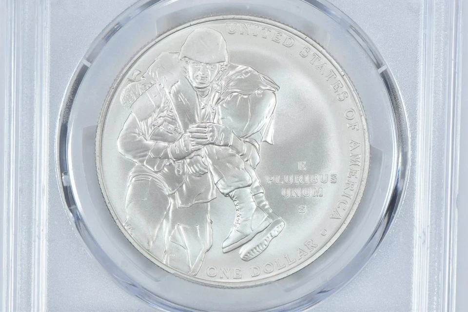 2011-S Medal Of Honor Commemorative Silver Dollar MS70 PCGS Blue Label SEE STORE - Image 2 of 4