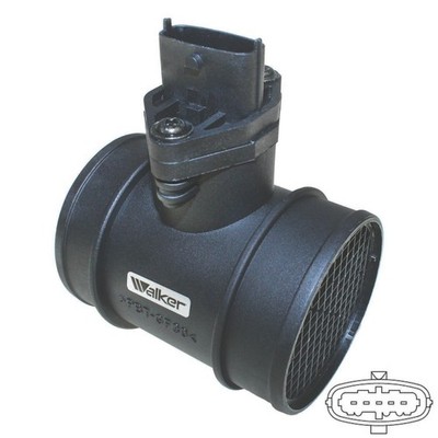 Walker Products Mass Air Flow Sensor fits 1999-2005 Hyundai Sonata