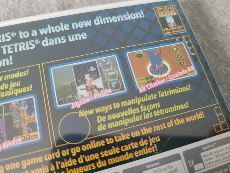 Nintendo 3DS Tetris Axis (2011) Sealed Brand New CIB Rare Puzzle Game - Image 4 of 4