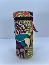 Vera Bradley Plum Crazy Purple Floral Infant Baby Bottle Bag Insulated