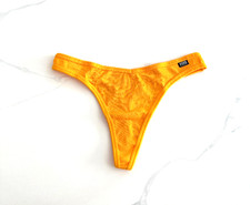 Victoria's Secret PINK Cotton Thong Panty Canary