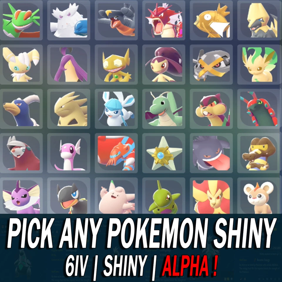 Pokemon Legenden ZA SHINY ALPHA Pokemon 6IV Battle Ready!!