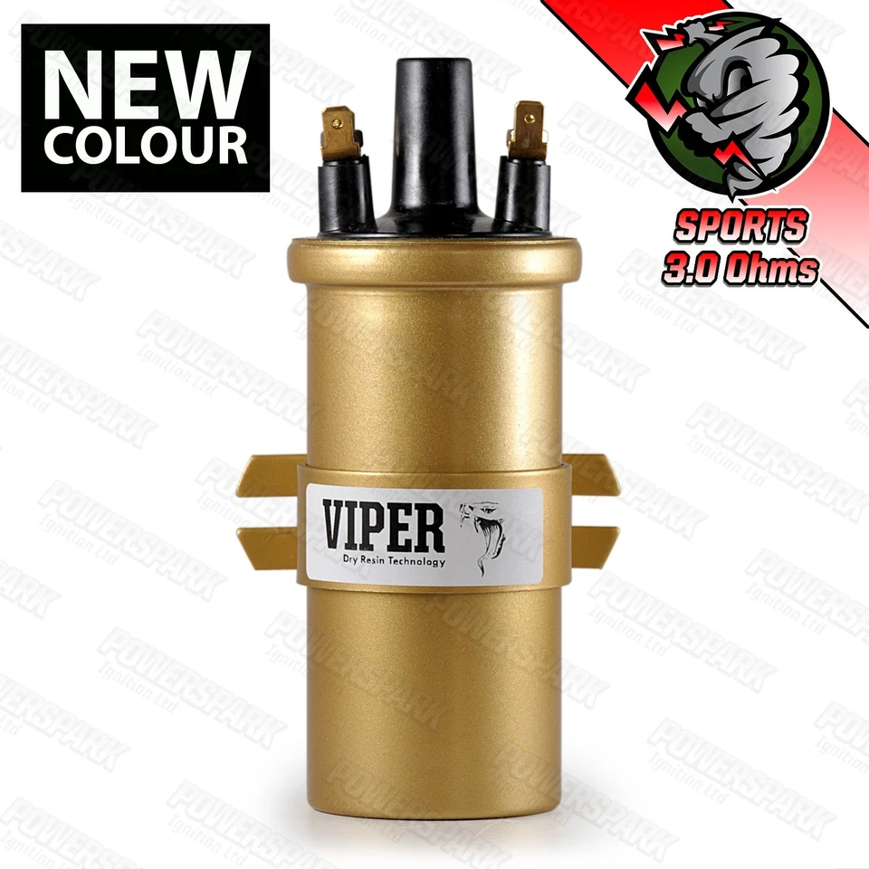 Ford Cologne Electronic Distributor Viper Coil and Red 8mm HT Leads V6 engines - Image 3 of 4