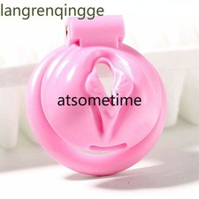 3D Printed Male Chastity Devices Lock Ring Lightweight Pink Sissy Cage Small New