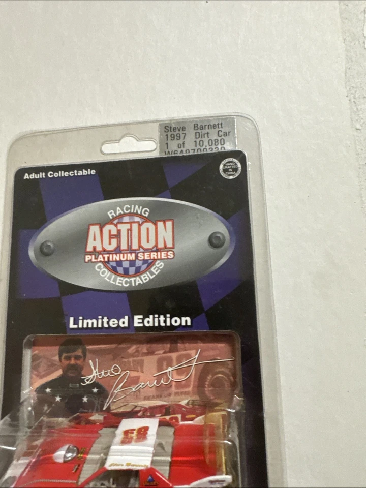 Action Platinum #89 Steve Barnett Bradley 1/64 1997 Dirt Car Nu Como Nuevo en Caja C9 Foto 4 de 4