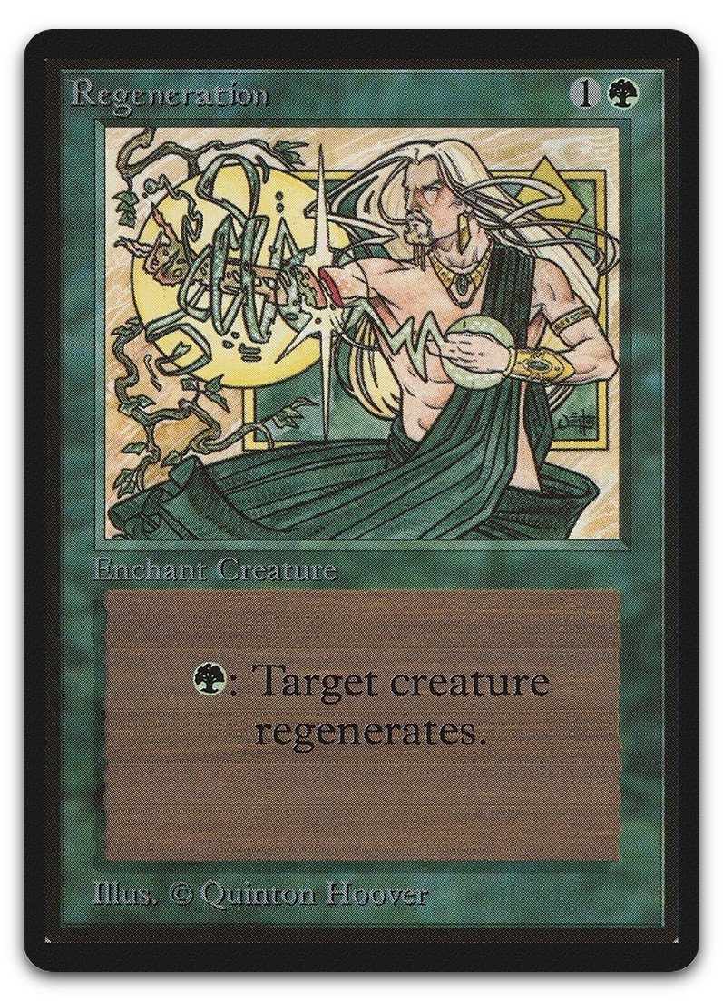 Regeneration (NM) Beta Edition LEB Magic MTG