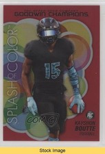 2023 Upper Deck Goodwin Champions Platinum Red Rainbow Kayshon Boutte READ 0cq4