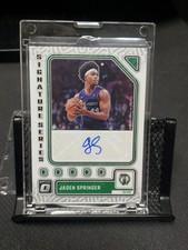 2023-24 Panini Donruss Optic Jaden Springer Signature Series