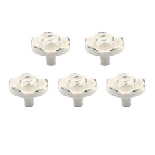8PCS Vintage Rose Drawer Knobs, 1.2inch Antique Zinc Alloy Rose Flower Cabine...