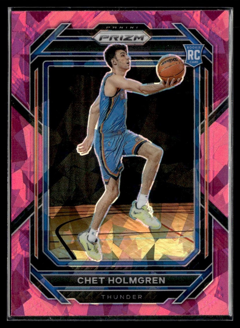 2022-23 Panini Prizm Pink Ice Chet Holmgren RC Oklahoma City Thunder #266