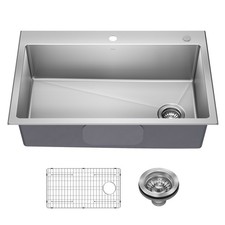 Kraus KHT640-33 Fairlane 33" Drop In Single Basin Stainless Steel - Stainless