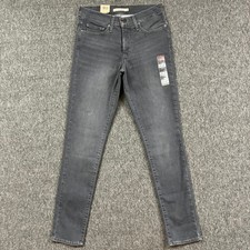 Levis 311 Shaping Skinny Jeans Womens 27 Gray Mid Rise Tummy Slimming - NEW