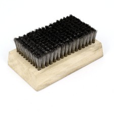 Cepillo de alambre de acero inoxidable con mango de madera de 11 cm para limpieza de rodillos Anilox