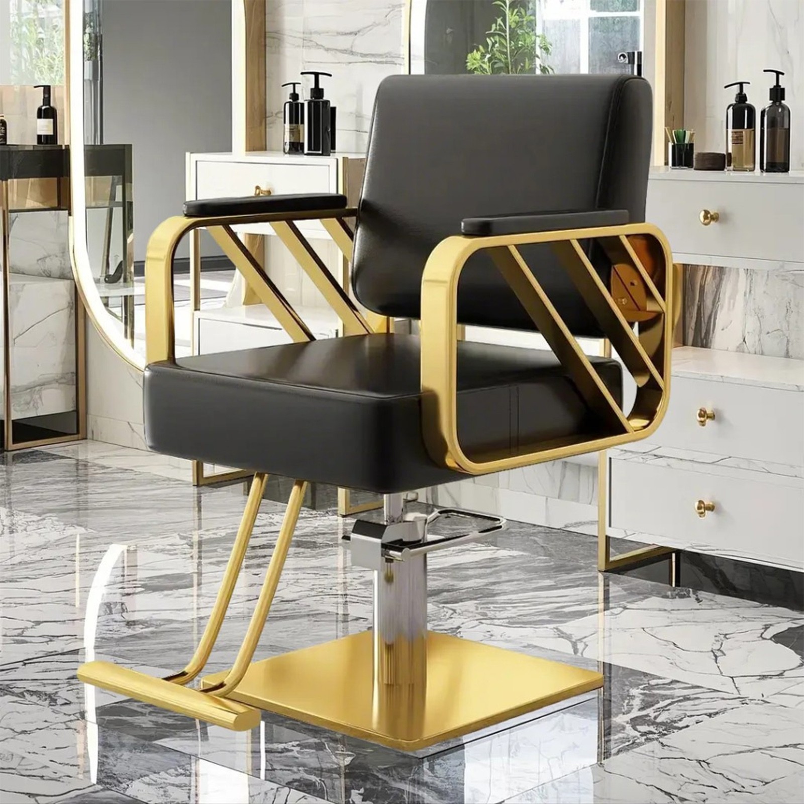 🚀Makeup Chair Barber Chair Beauty Salon Hair Styling Hairdressing Hairdresser
