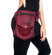 Renaissance Lace Utility Belt Festival Hip Pouch Bag Cosplay LARP Waist