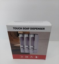 3 in 1 200ml Press Liquid Soap Dispenser Wall Mount Shower Shampoo Dispenser