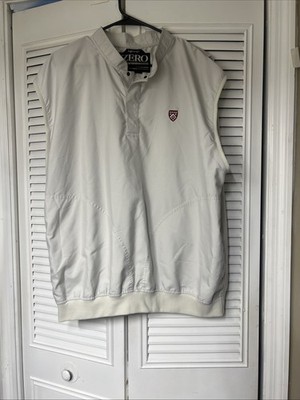 Zero Restriction Golf Vest Snap Neck Pullover USA Made W/ Pockets Mens Size XXL