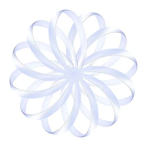 33 PCS 2 CM White Headbands Plain Satin Covered Headband Women Fabric white - Image 4 of 4