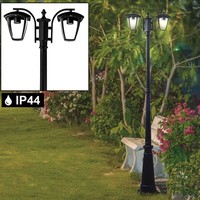 AußEn Steh Laterne Garten Weg Leuchte Hof Einfahrt Alu Kandelaber Stand Lampe