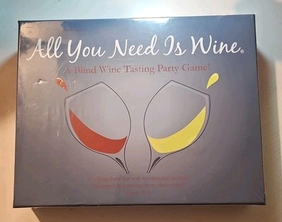 All You Need Is Wine  A Blind Wine Tasting Party Board Game Adult Fun New