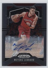 2019-20 Panini Prizm Signatures Meyers Leonard #117 Auto v9t