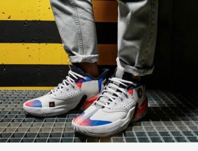 Nike Jordan React Elevation Herren Basketballschuh DC5187 102 UK 8