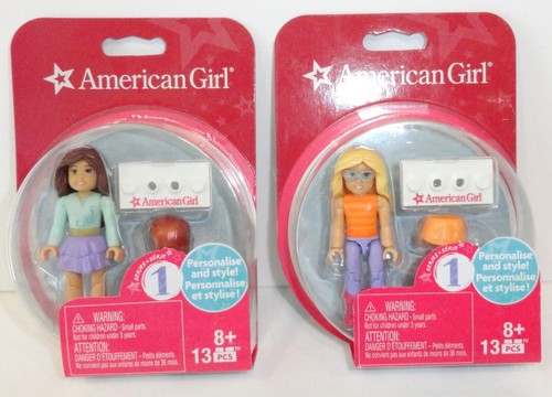 New American Girl Mini Figures Mega Bloks Series 1 COMPLETE 8 pc 2015 P21 - Picture 5 of 6