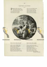 Harvest Gladness, Inspirational Poetry, Book Illustration (Print), 1888