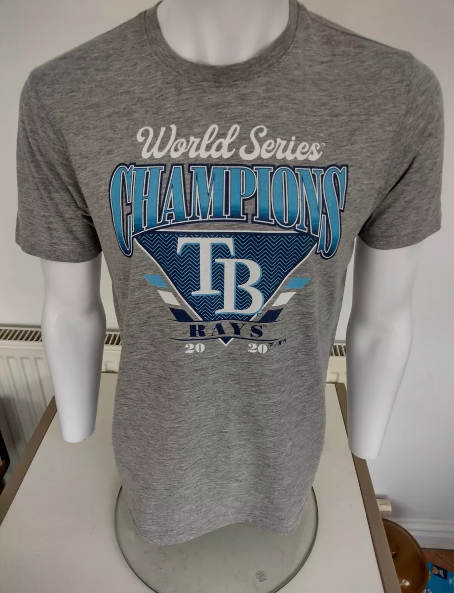 The Tampa Bay Rays World Series Champions 2020 T Shirt New Medium Pit - Pit  19