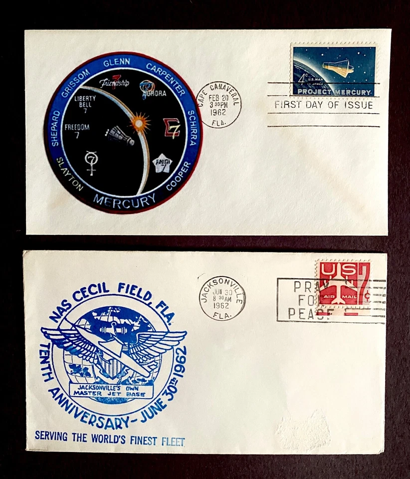 StampTLC US C76 Space Apollo Moon X15 Rushworth White McKay Walker Armstrong FDC Foto 3 de 4