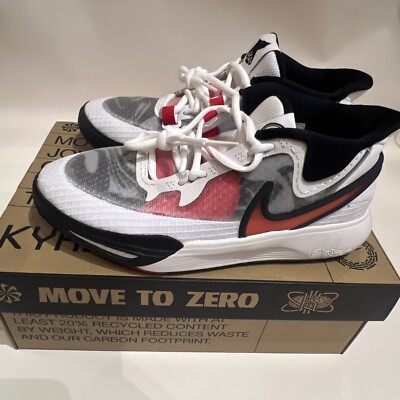 Size 6 (GS) - Nike Kyrie 8 GO Low White University Red for  display picture 2