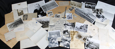 WWII US Navy Brothers Lot Guadalcanal And USS Missouri Veterans