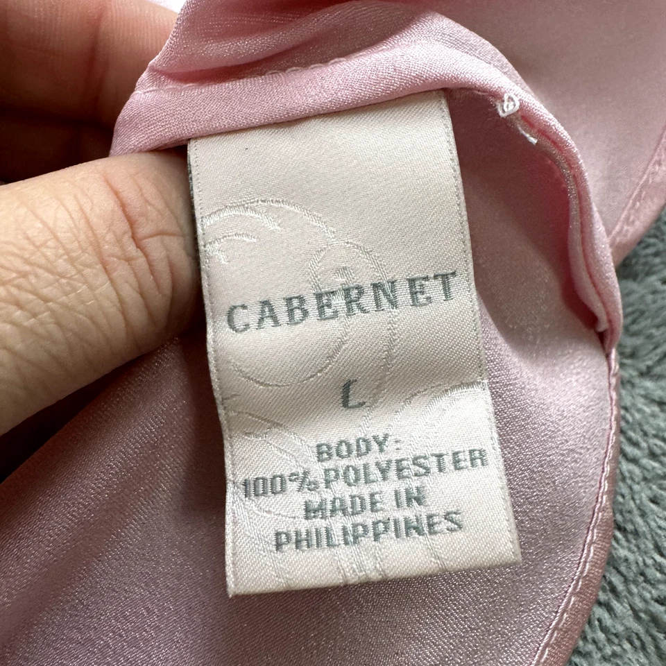 Muñeca bebé vintage Cabernet para mujer talla grande rosa satinado Y2K delicada femenina Foto 3 de 4