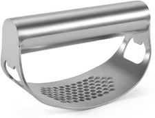 Stainless Steel Garlic Mincer Crusher - Professional Garlic Chopper