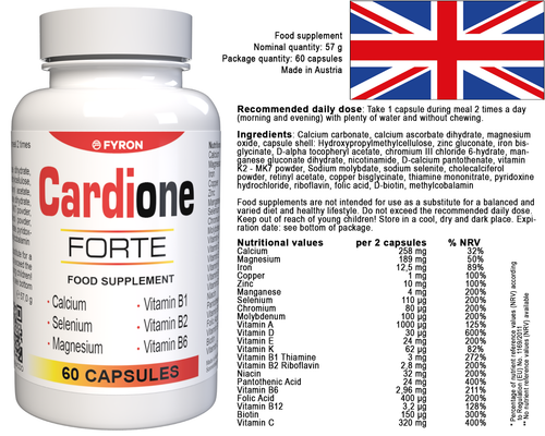 Cardione Forte  - 60 Kapseln - AT - Zdjęcie 5 z 16