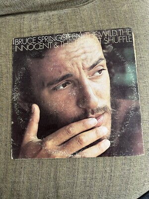 Bruce Springsteen vinyl the wild, The Innocent and The E Street Shuffle Vintage