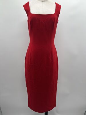 Lucian Matis Women's Sleeveless Square Neck Formal Cocktail Party Dress Size 6