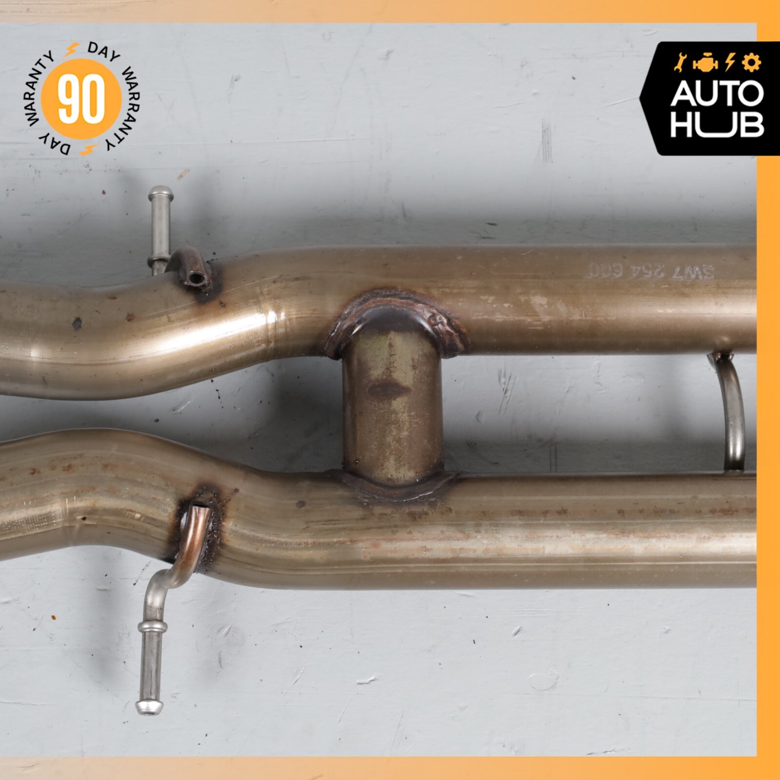 Bentley Continental GTC 6.0L Middle Mid Pipe Exhaust Downpipe Left & Right 63k