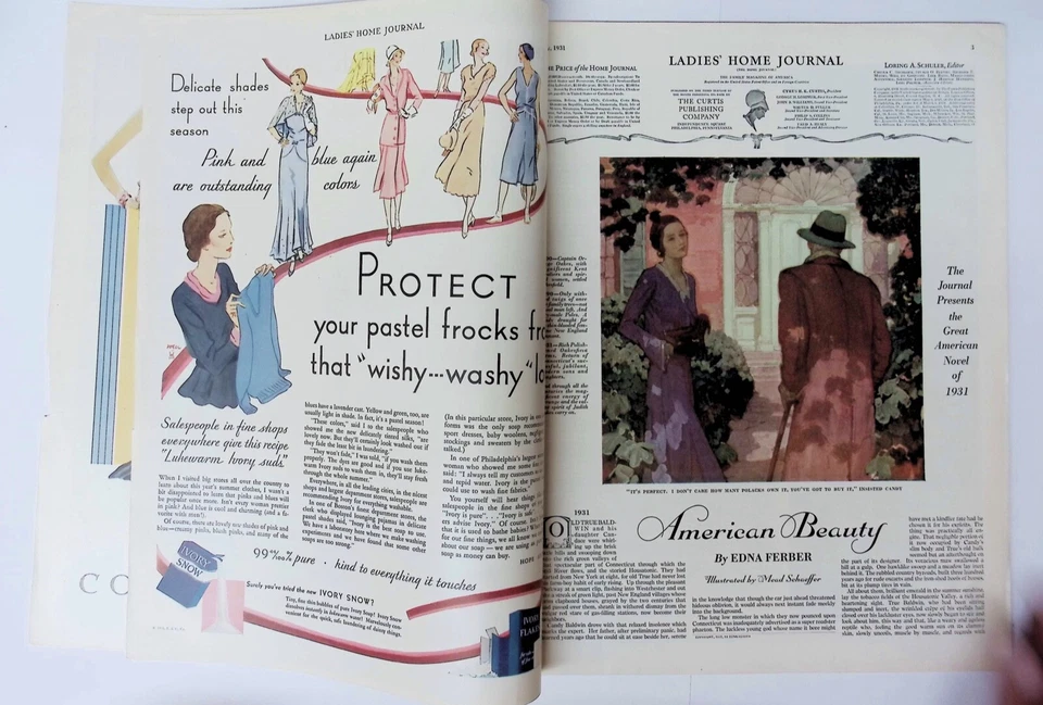 Ladies Home Journal July 1931 , Fashion , Vintage Ads - Image 3 of 4