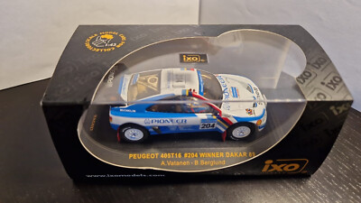 IXO Peugeot 405T16 #204 Winner Dakar 89 1:43 A. Vatanen - B. Berglund