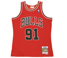 Mitchell And Ness NBA Swingman Jersey 2.0 - Chicago Bulls - Dennis Rodmann Red