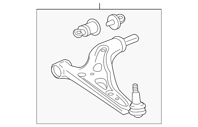 Genuine GM Front Driver Side Lower Control Arm 87821885 | eBay 