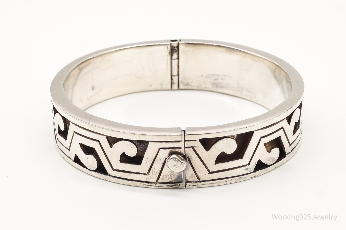 Vintage Taxco Mexico Designer JHP Sterling Silver Bracelet | eBay