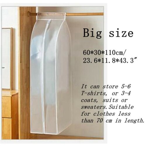Dust Bag Wardrobe Suit Cover Garment Case Protector Storage Coat Dress - Picture 9 of 15
